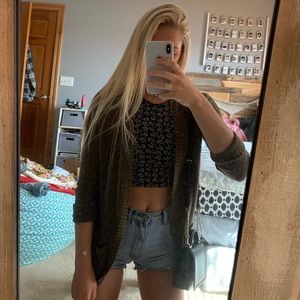 Green Urban Outfitters Cardigan